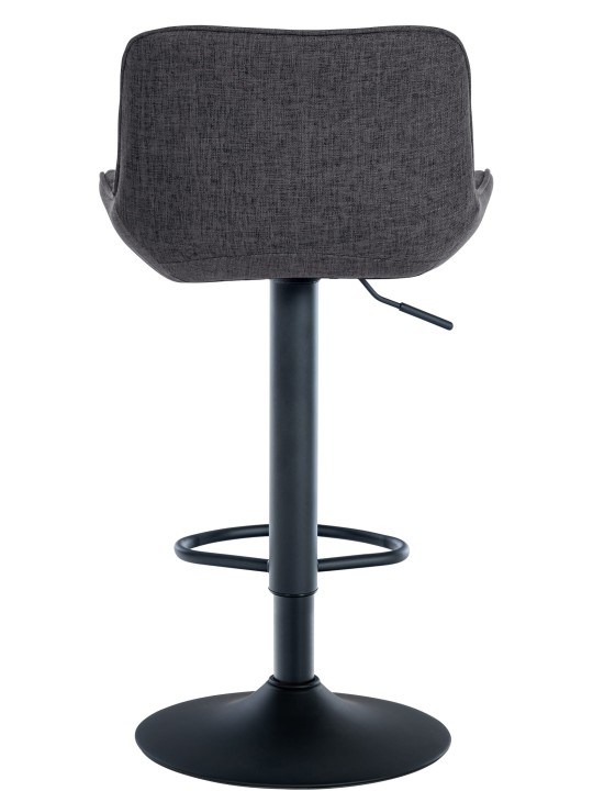 Barová stolička Minosa látka, čierna