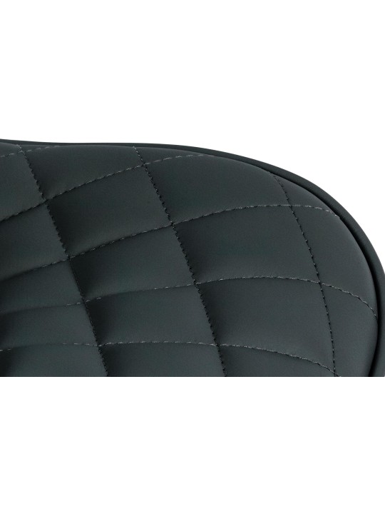 Sada 2 barových stoličiek Minosa z umelej kože, čierna