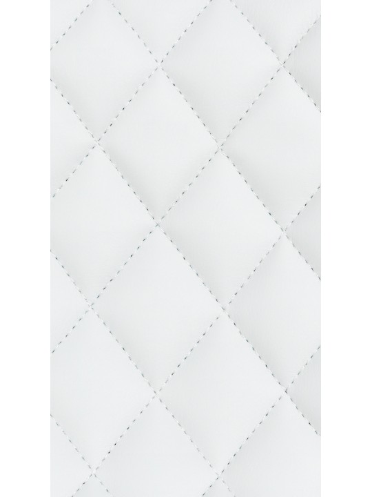 Sada 2 barových stoličiek Minosa z umelej kože, biela