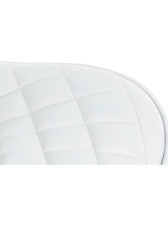 Sada 2 barových stoličiek Minosa z umelej kože, biela