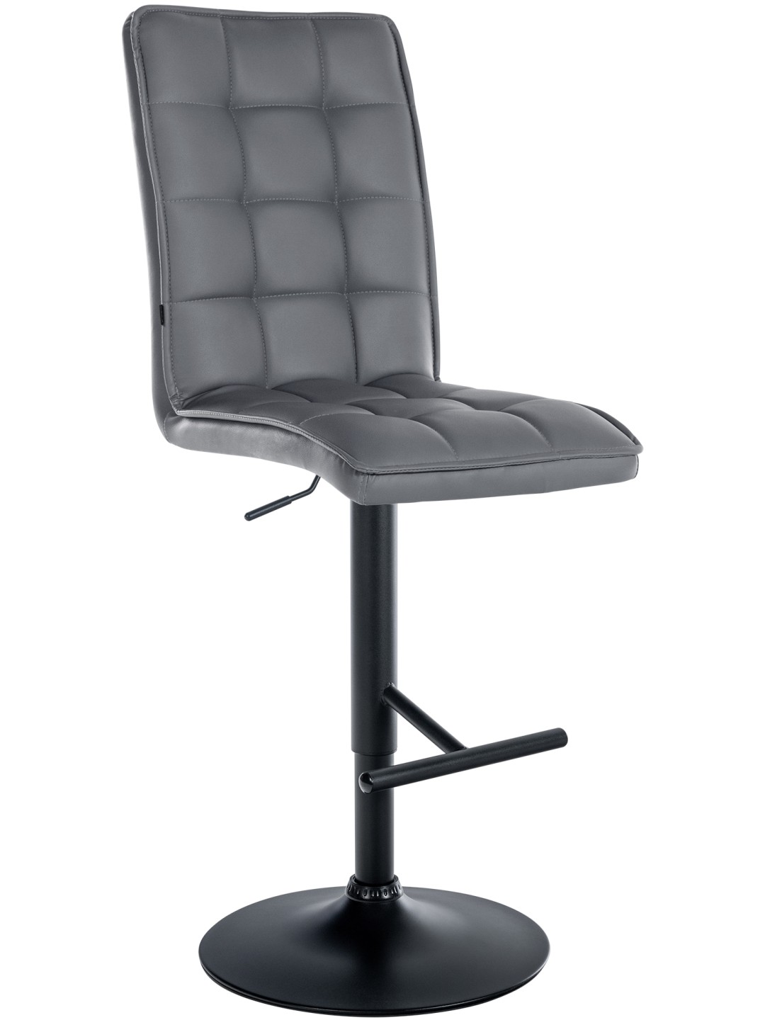 Barová stolička Peking V2 umelá koža, sivá