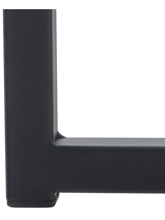 Lehátko Avon velvet, čierna