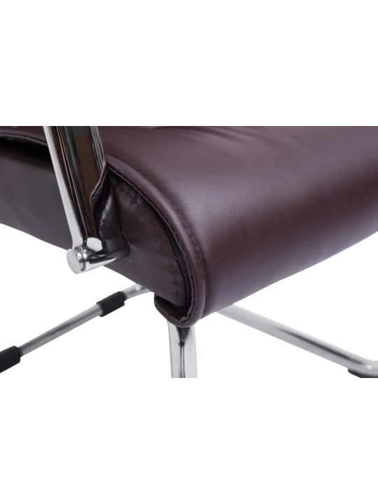 Súprava 2 návštevníckych stoličiek Sievert, hnedá Súprava 2 návštevníckych stoličiek Sievert, hnedá