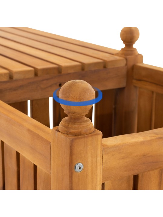 Teaková lavica Boston, teak