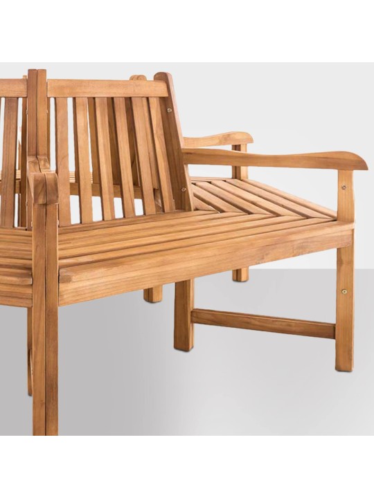 Lavička na strom Sonja s podrúčkami 200 cm, teak