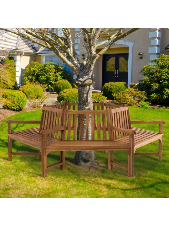 Lavica na strom Sonja s podrúčkami 250 cm, teak Lavica na strom Sonja s podrúčkami 250 cm, teak