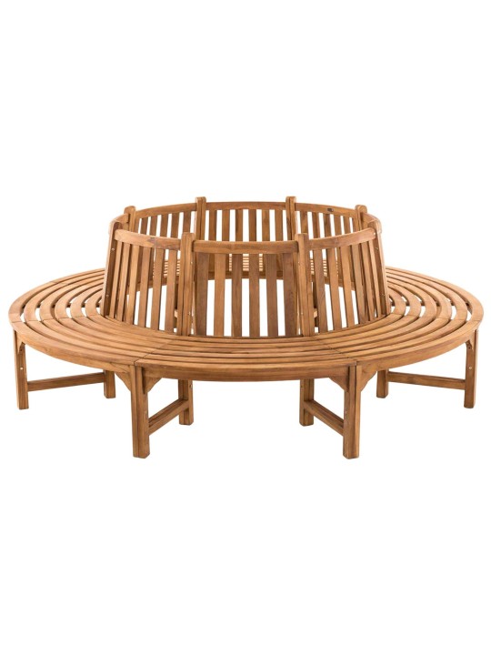 Lavica na strom Novum okolo 250 cm, teak