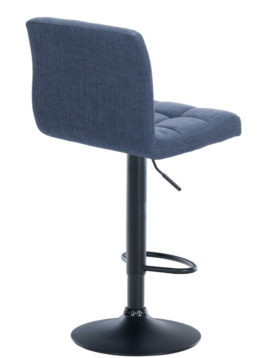 Barová stolička Calma látka, modrá