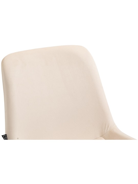 Sada 4 jedálenských stoličiek Victoria velvet, krémová