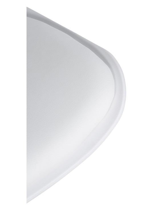 Barová stolička Aveiro z umelej kože, biela