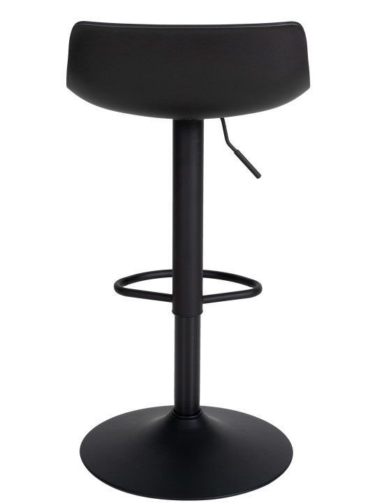 Sada 2 barových stoličiek Aveiro z umelej kože, čierna