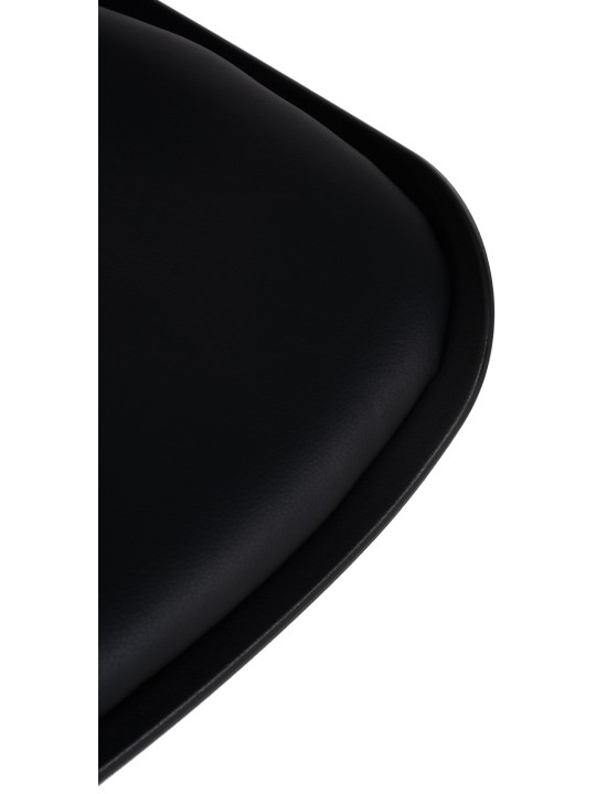 Sada 2 barových stoličiek Aveiro z umelej kože, čierna