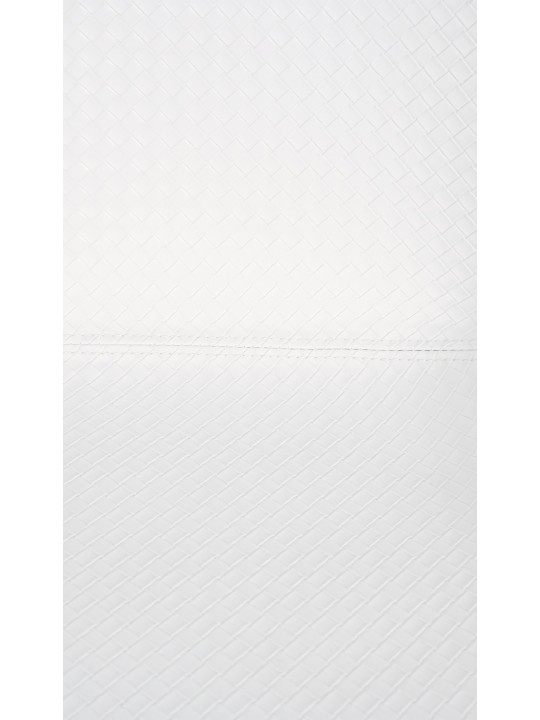 Barová stolička Loft z umelej kože, biela