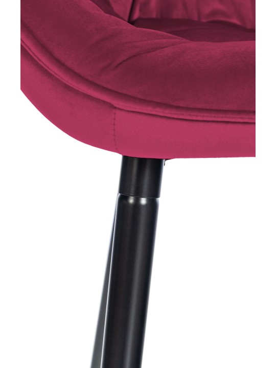Barová stolička Gibson 76 velvet, fialová