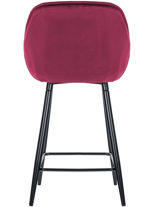 Barová stolička Gibson 76 velvet, fialová