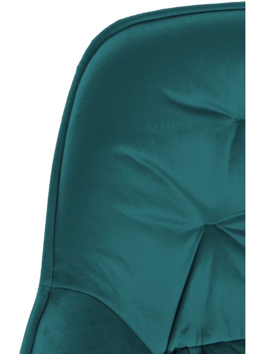 Barová stolička Gibson 76 velvet, tmavozelená