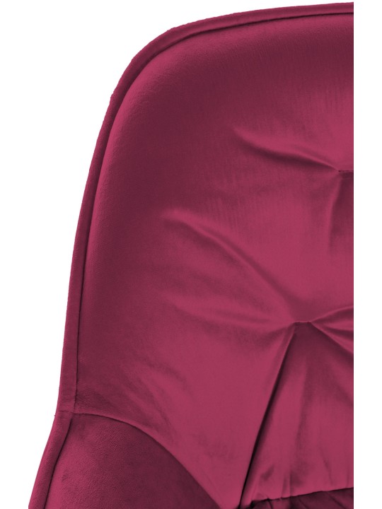 Sada 2 barových stoličiek Gibson 76 velvet, fialová