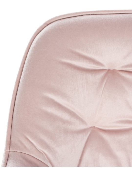 Sada 2 barových stoličiek Gibson 76 velvet, ružová