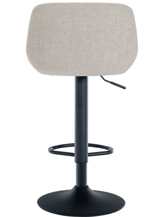 Súprava 2 barových stoličiek loft látka, krémová