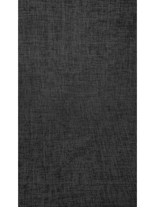 Súprava 2 barových stoličiek loft látka, čierna