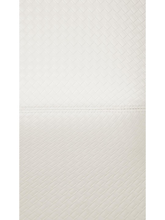 Sada 2 barových stoličiek Loft z umelej kože, krémová