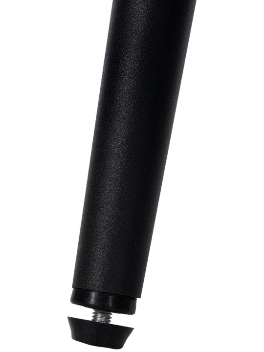 Stolička Largo velvet, čierna