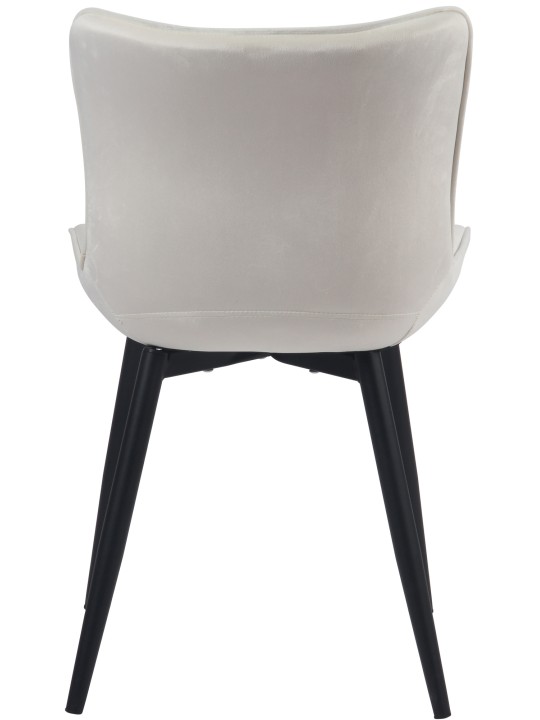 Stolička Brady velvet, krémová