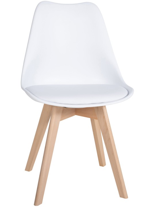 Sada 6 ks jedálenských stoličiek Ramsey, biela