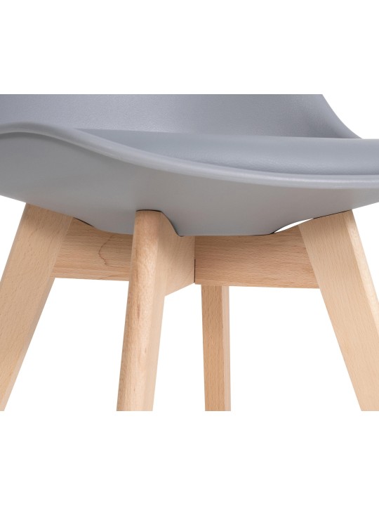 Sada 6 ks jedálenských stoličiek Ramsey, sivá