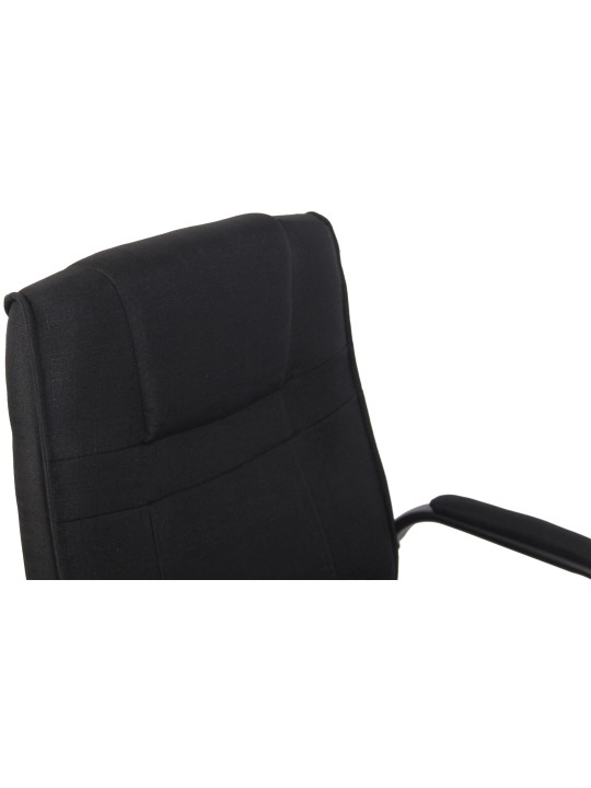 Sada 2 stoličiek látka Attila, čierna/čierna