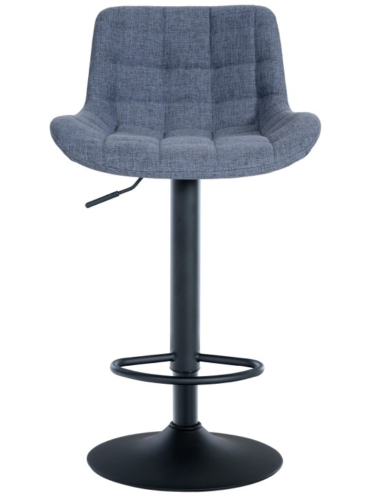 Barová stolička Tover látka, modrá