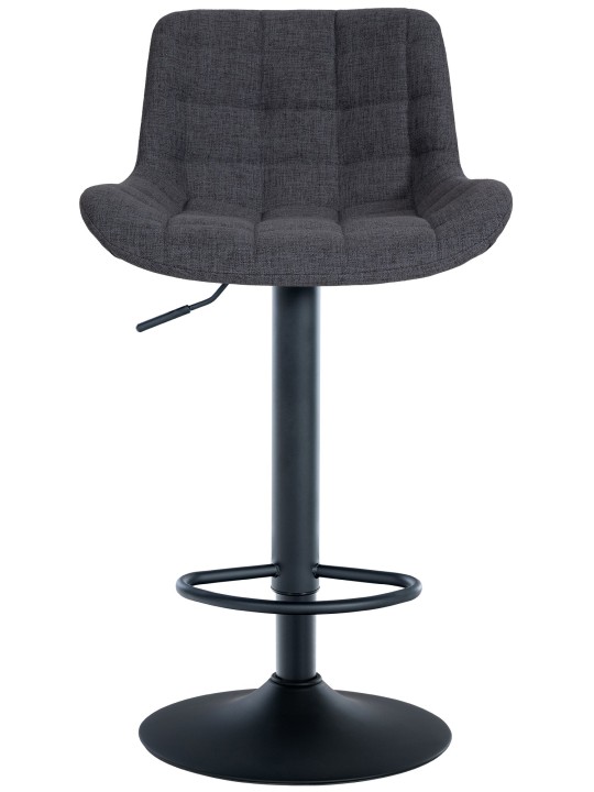 Barová stolička Tover látka, čierna