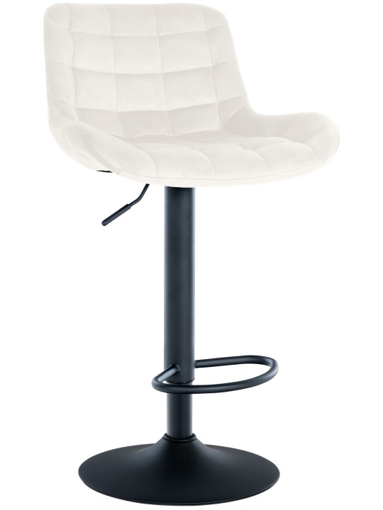 Barová stolička Tover velvet, krémová