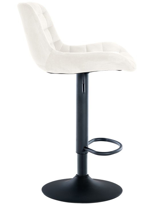Barová stolička Tover velvet, krémová