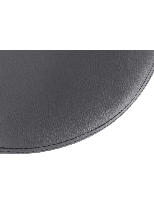 Barová stolička Ponte umelá koža chróm, sivá