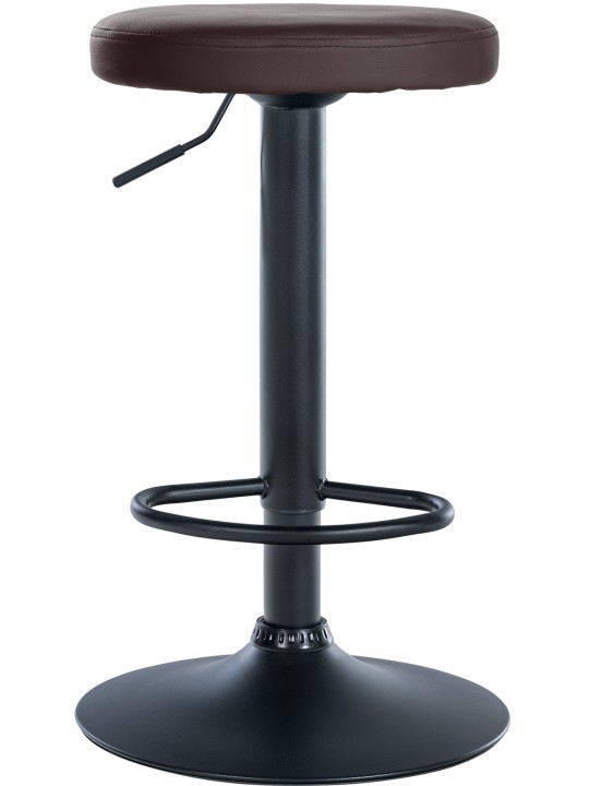 Barová stolička Ponte z umelej kože, hnedá