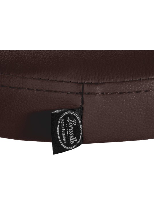 Barová stolička Ponte z umelej kože, hnedá