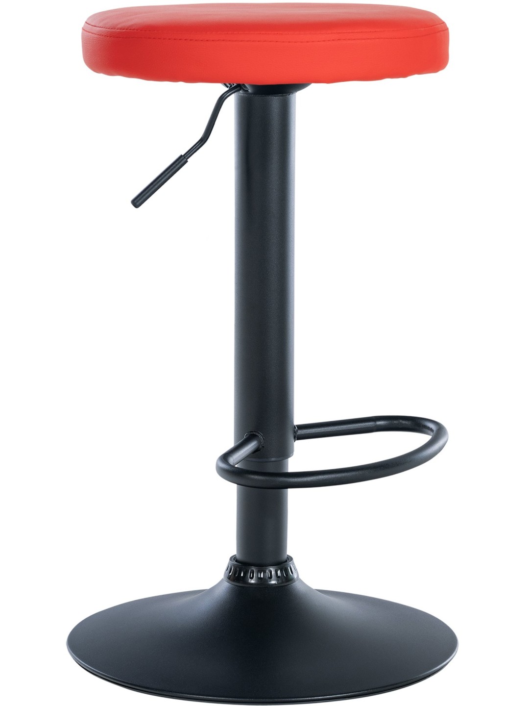 Barová stolička Ponte z umelej kože, červená