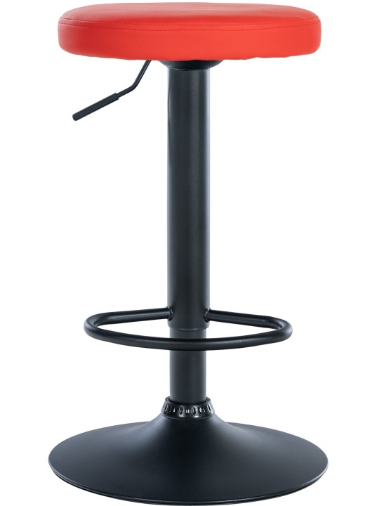 Barová stolička Ponte z umelej kože, červená