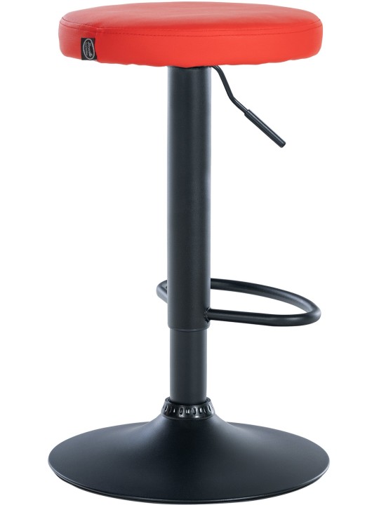Barová stolička Ponte z umelej kože, červená