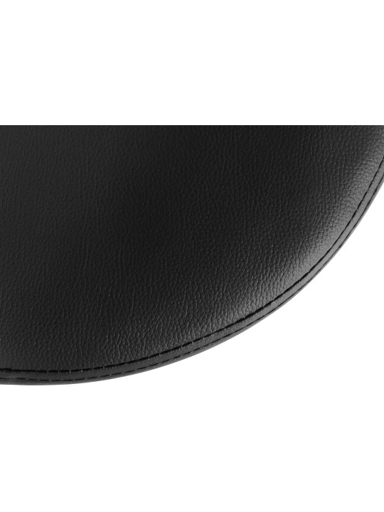 Barová stolička Ponte z umelej kože, čierna