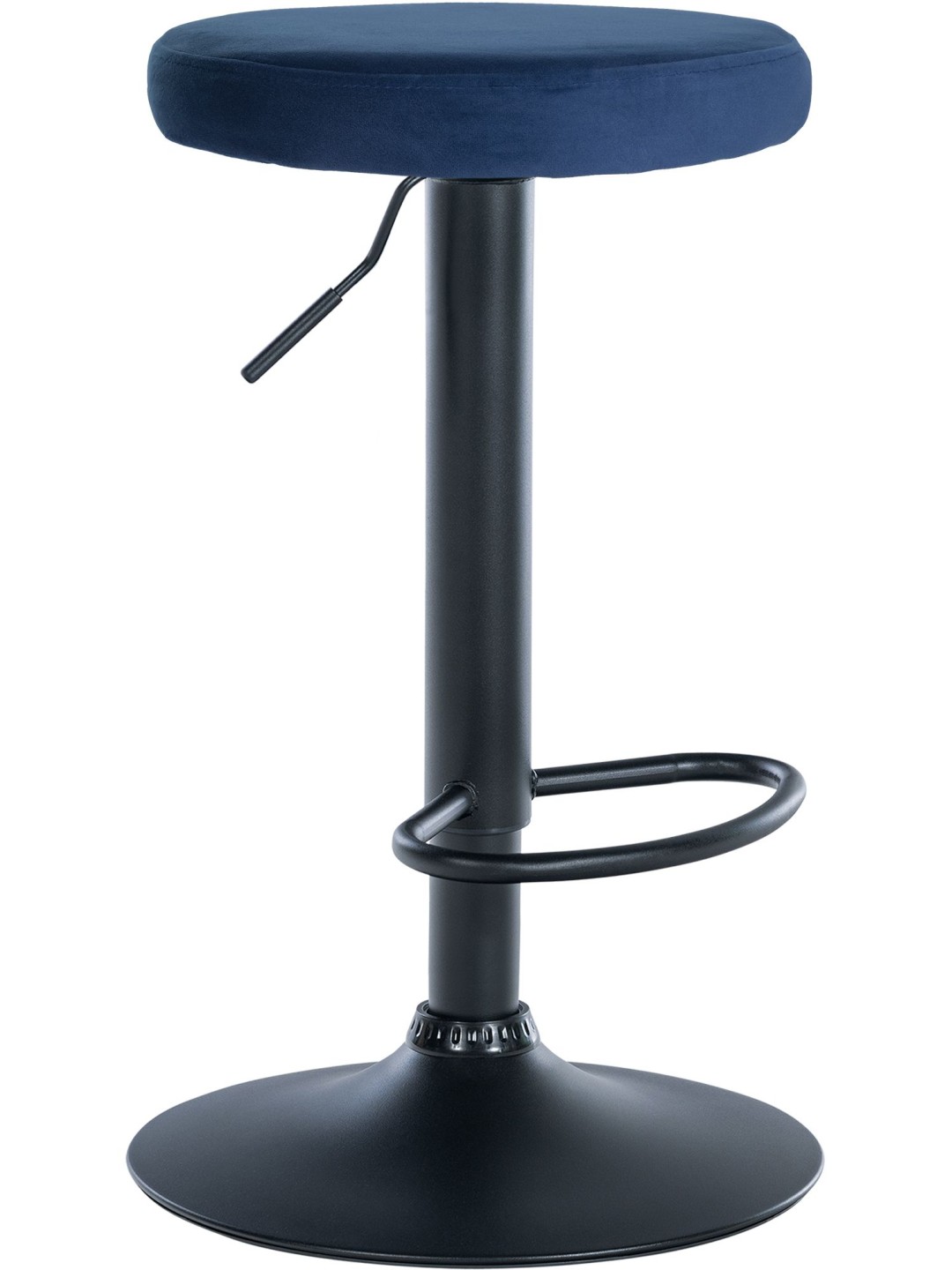 Barová stolička Ponte velvet, modrá