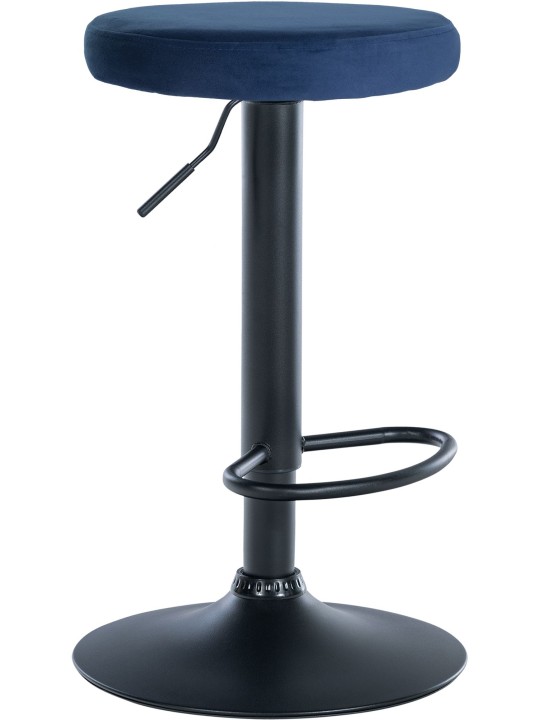 Barová stolička Ponte velvet, modrá