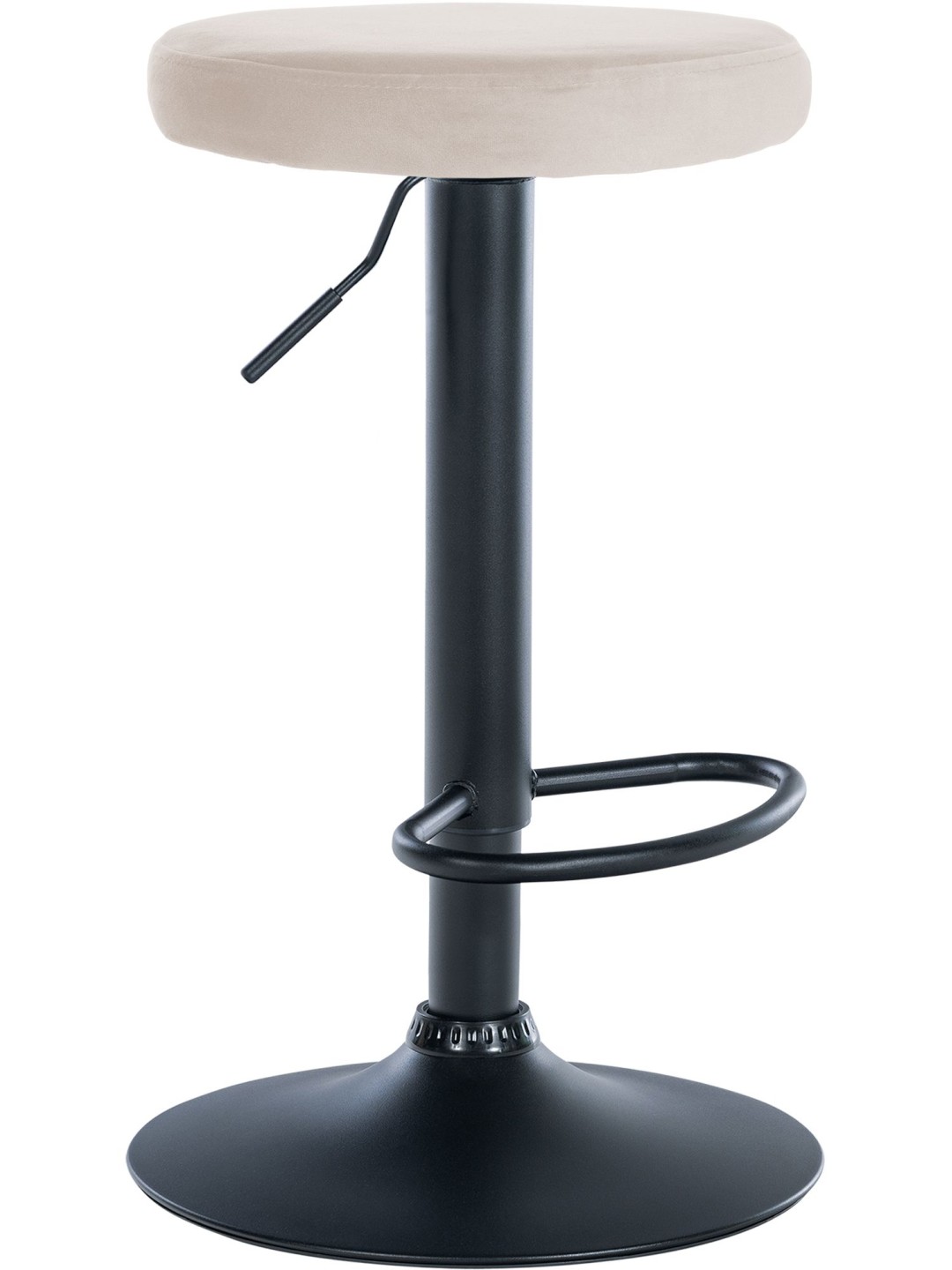 Barová stolička Ponte velvet, krémová