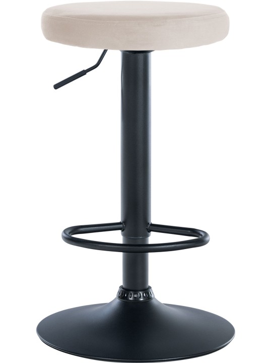 Barová stolička Ponte velvet, krémová