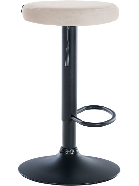 Barová stolička Ponte velvet, krémová