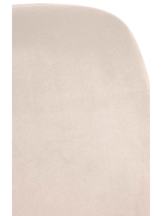Stolička do jedálne Victoria velvet, krémová