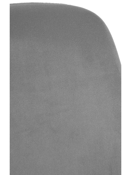 Stolička do jedálne Victoria velvet, sivá