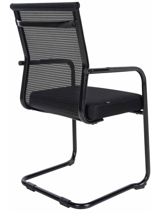 Súprava 2 návštevníckych stoličiek Denny, čierna