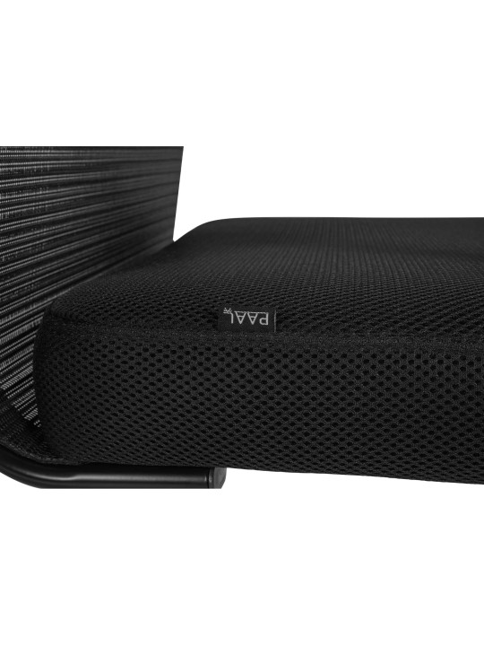 Súprava 2 návštevníckych stoličiek Denny, čierna